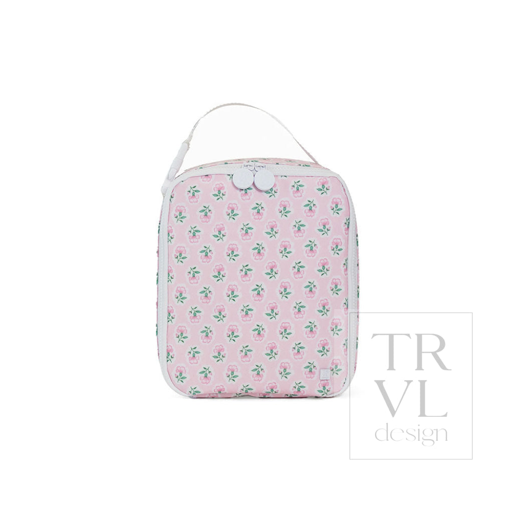 LUNCH BOX Insulated Lunch Bag - PETITE FLEUR PINK - Lunch Bags