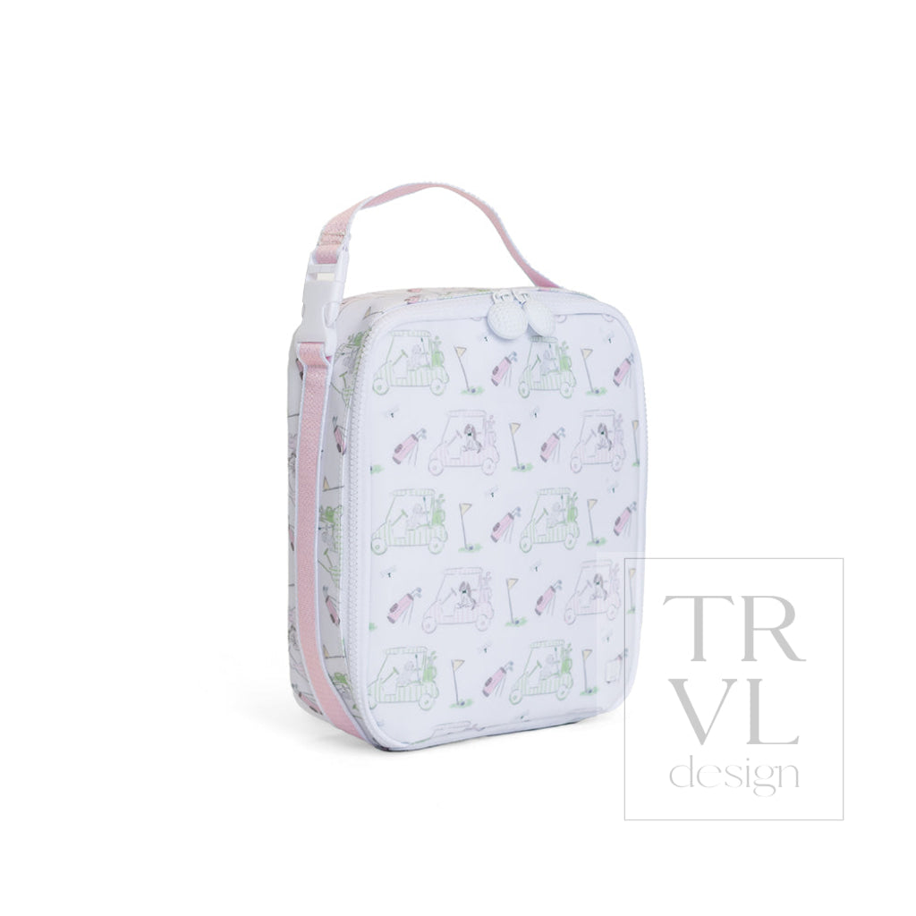 LUNCH BOX Insulated Lunch Bag - PUTT PUTT PINK - Lunch Bags