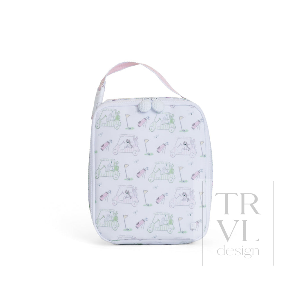 LUNCH BOX Insulated Lunch Bag - PUTT PUTT PINK - Lunch Bags