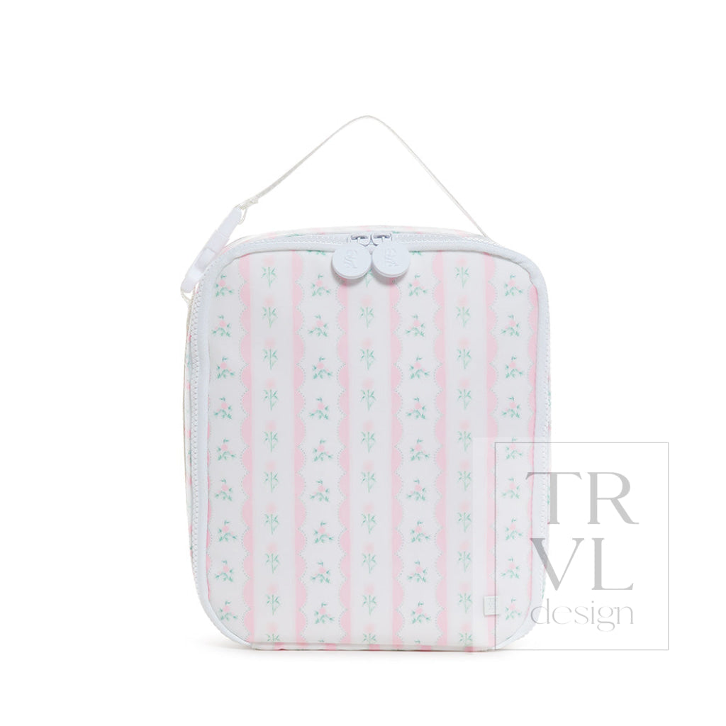 Lunch Box Insulated Lunch Bag - Ribbon Floral Pink Bags