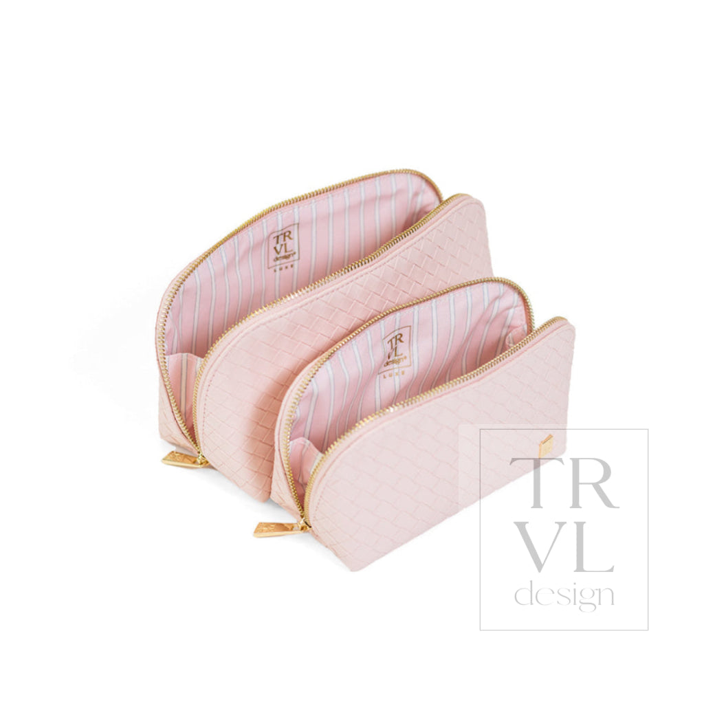 LUXE DUO CASE - WOVEN SHELL - Cosmetic & Toiletry Bags