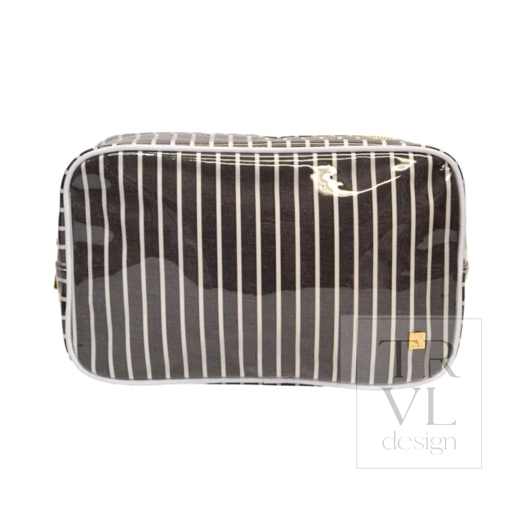 LUXE GLOSS OVERLAY XL GLAM + GO GLAM COASTAL SET - JET STRIPE - Cosmetic & Toiletry Bags