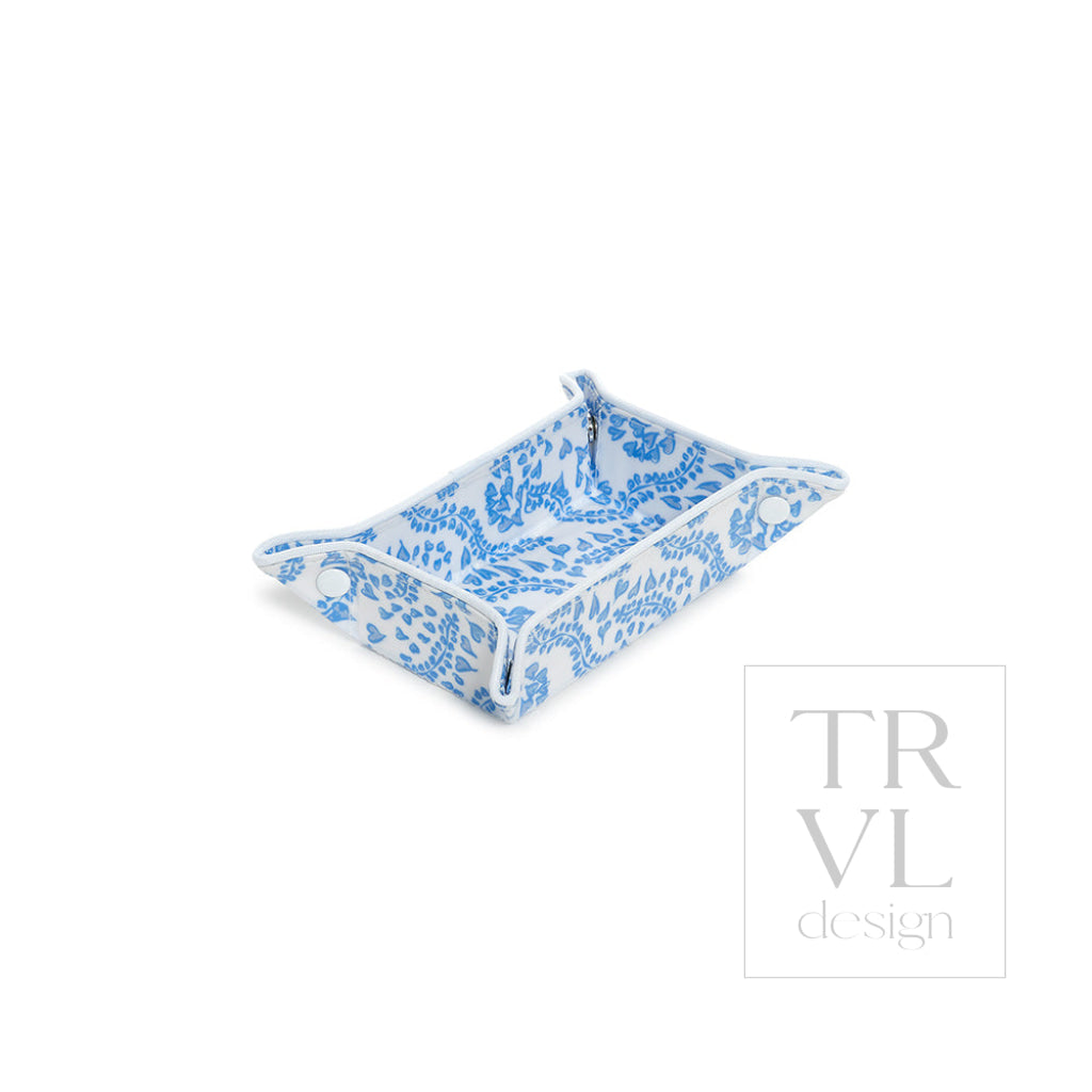 Luxe Gloss Tray Set - All Heart Blue Cosmetic & Toiletry Bags