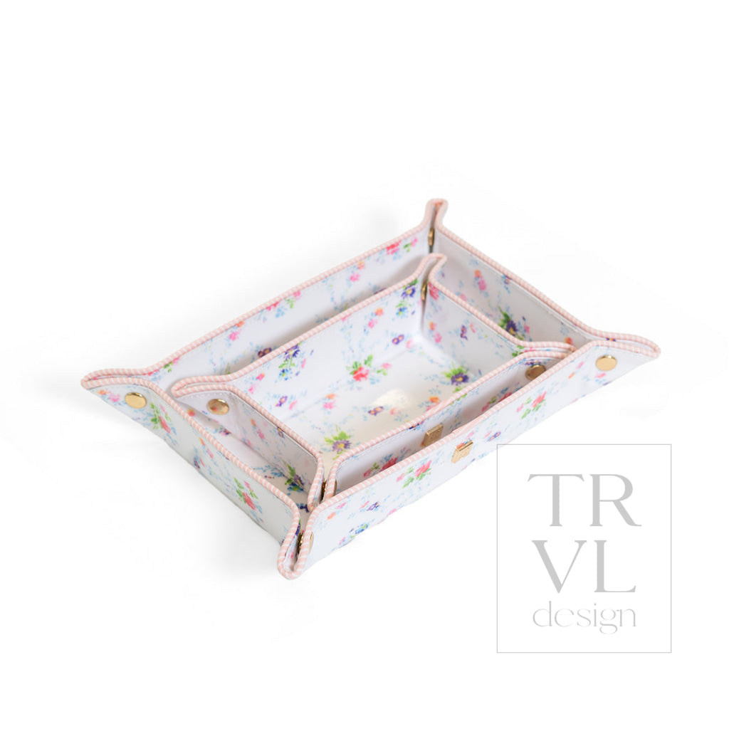 LUXE GLOSS TRAY SET - JULIETTE FLORAL - Trays