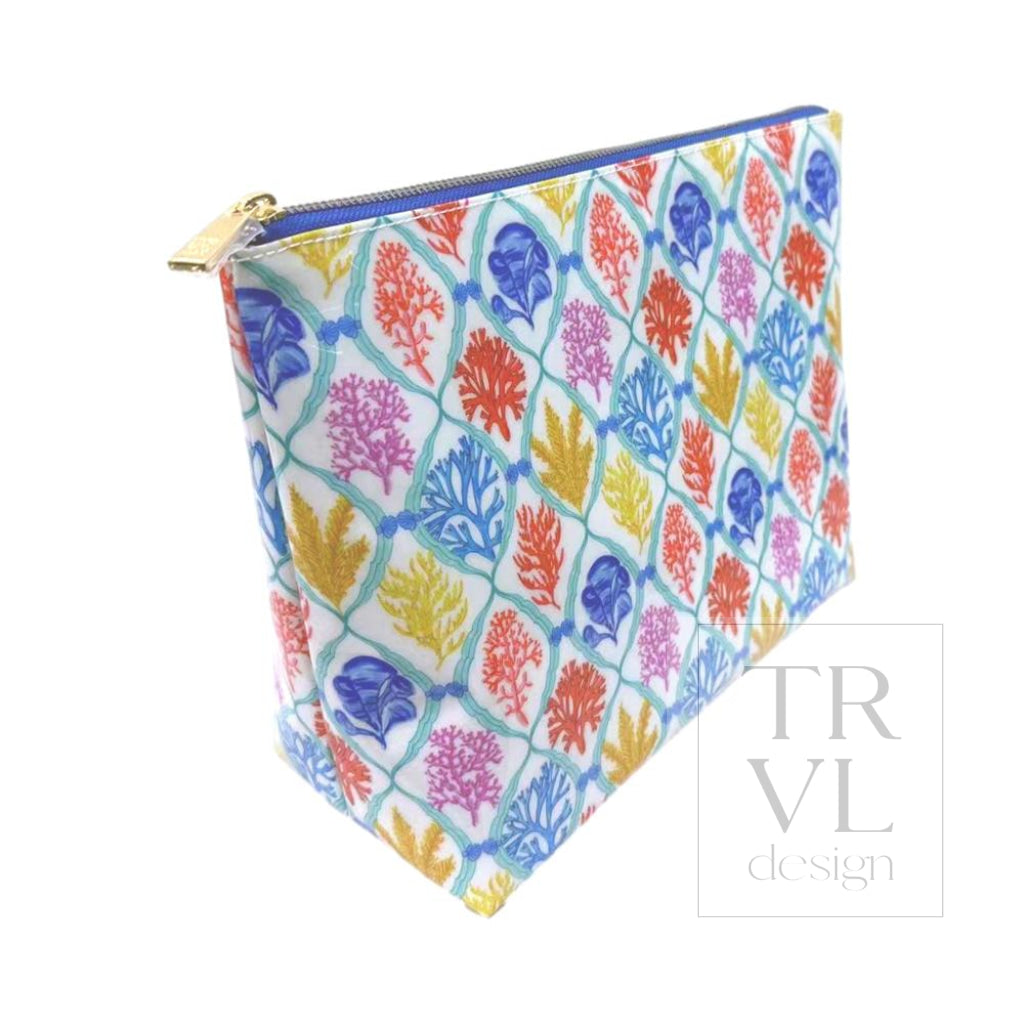 LUXE GLOSS TRIO BAGS - AQUA CORAL