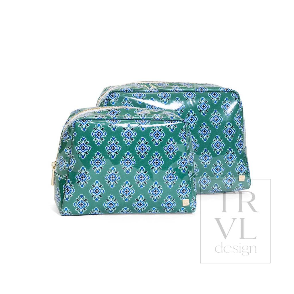 LUXE GLOSS WASH BAG SET - MADISON - Cosmetic & Toiletry Bags