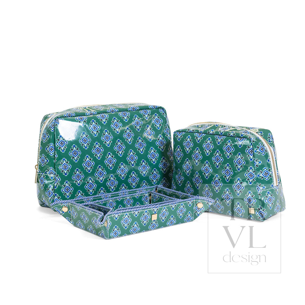 LUXE GLOSS WASH BAG SET - MADISON - Cosmetic & Toiletry Bags