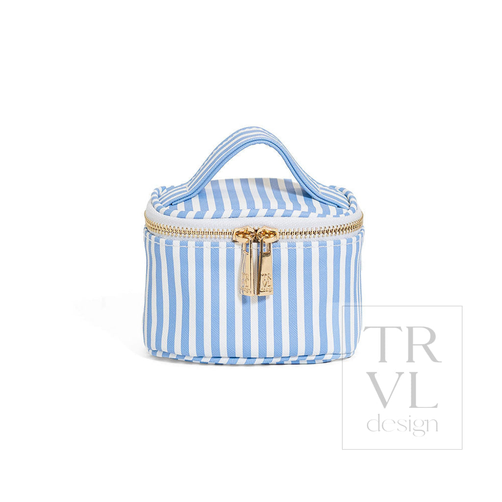 LUXE JEWEL CASE - PIMLICO STRIPE CHAMBRAY - Jewelry Holders