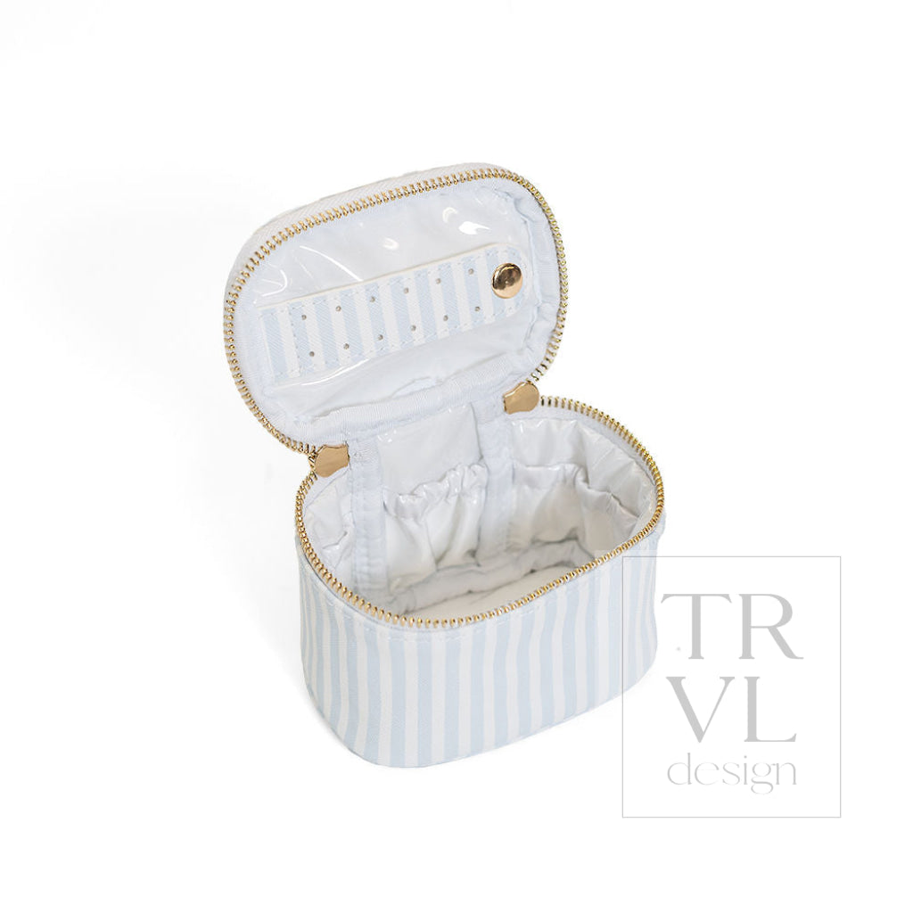 LUXE JEWEL CASE - PIMLICO STRIPE SAND - Jewelry Holders