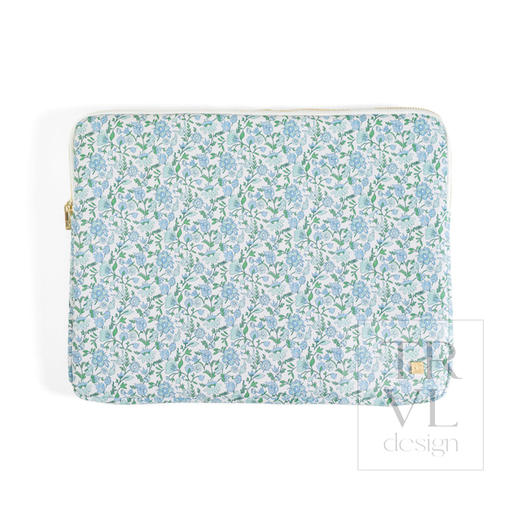 LUXE LAPTOP SLEEVE - HAMPTONS FLORAL - Travel Pouches