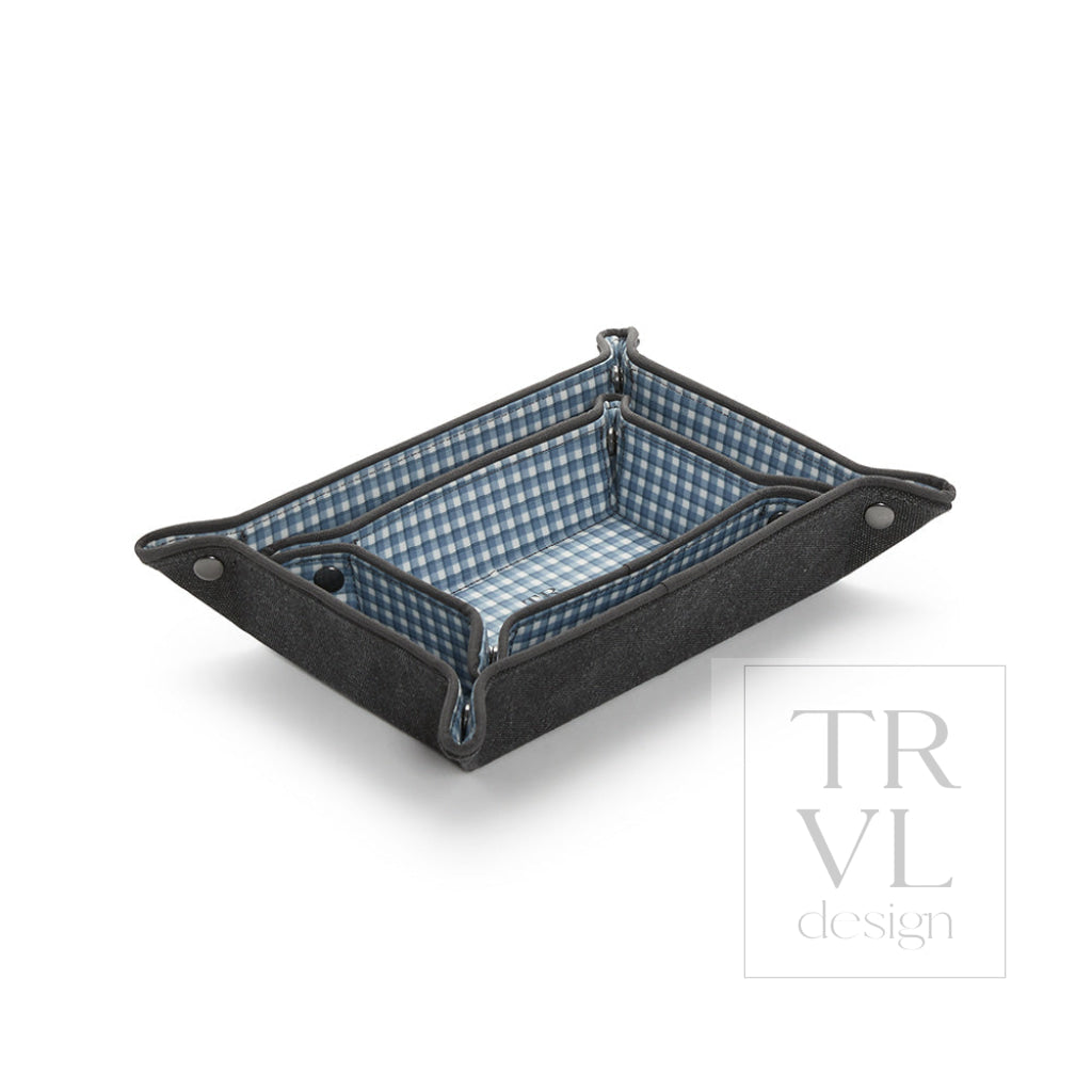 Men’s Tray Set - Coated Canvas Indigo *New!