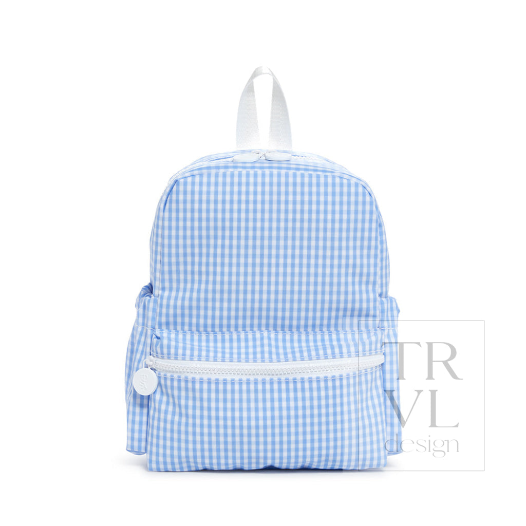 Mini Backer - Gingham Sky Backpacks