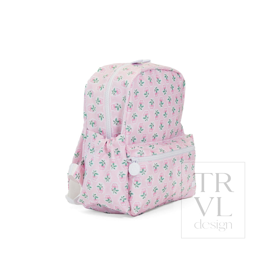 MINI BACKER - PETITE FLEUR PINK - Backpacks