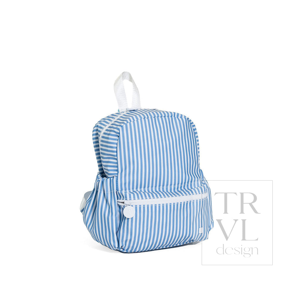 MINI BACKER - PIMLICO STRIPE CHAMBRAY Backpack - Backpacks