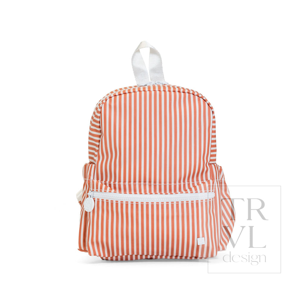 MINI BACKER - PIMLICO STRIPE RUST - Backpacks
