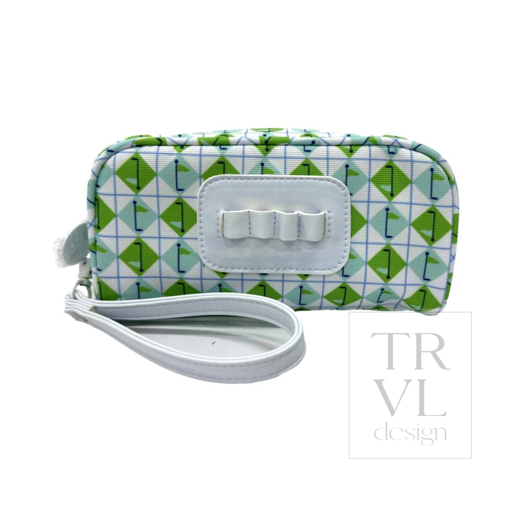 MINI DITTY WRISTLET - TEE TIME AQUA GREEN DIAMOND