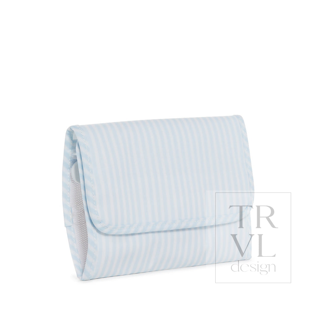 Mini Rollup Hanging Bag - Pimlico Stripe Blue