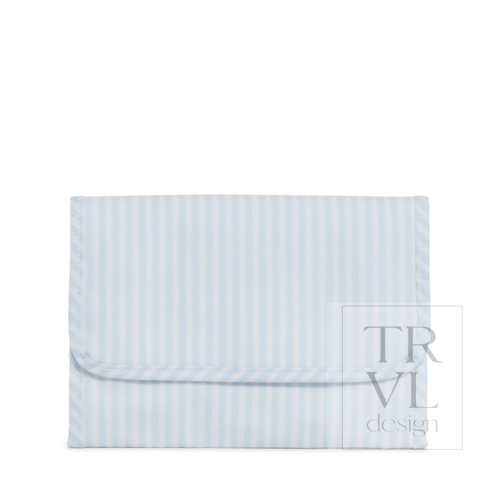 Mini Rollup Hanging Bag - Pimlico Stripe Blue
