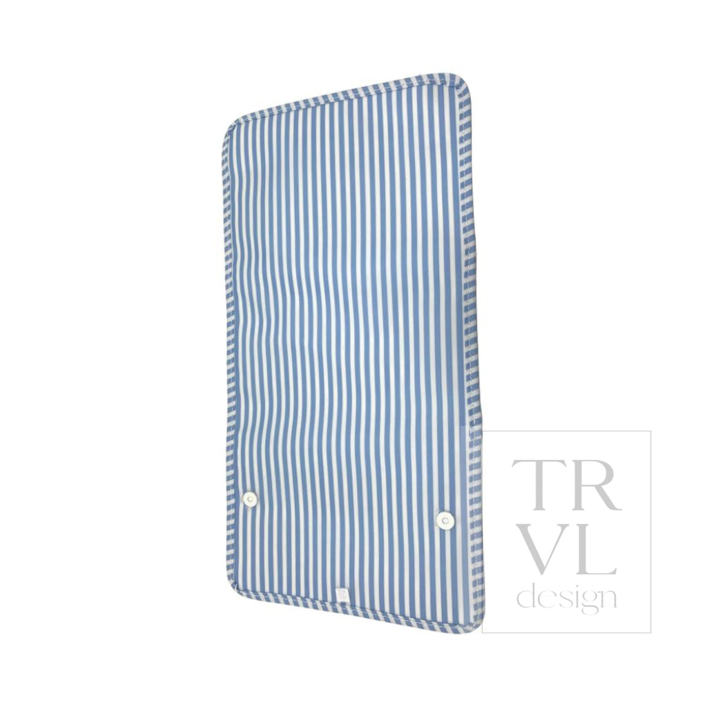 MINI ROLLUP HANGING BAG - PIMLICO STRIPE CHAMBRAY - Cosmetic & Toiletry Bags