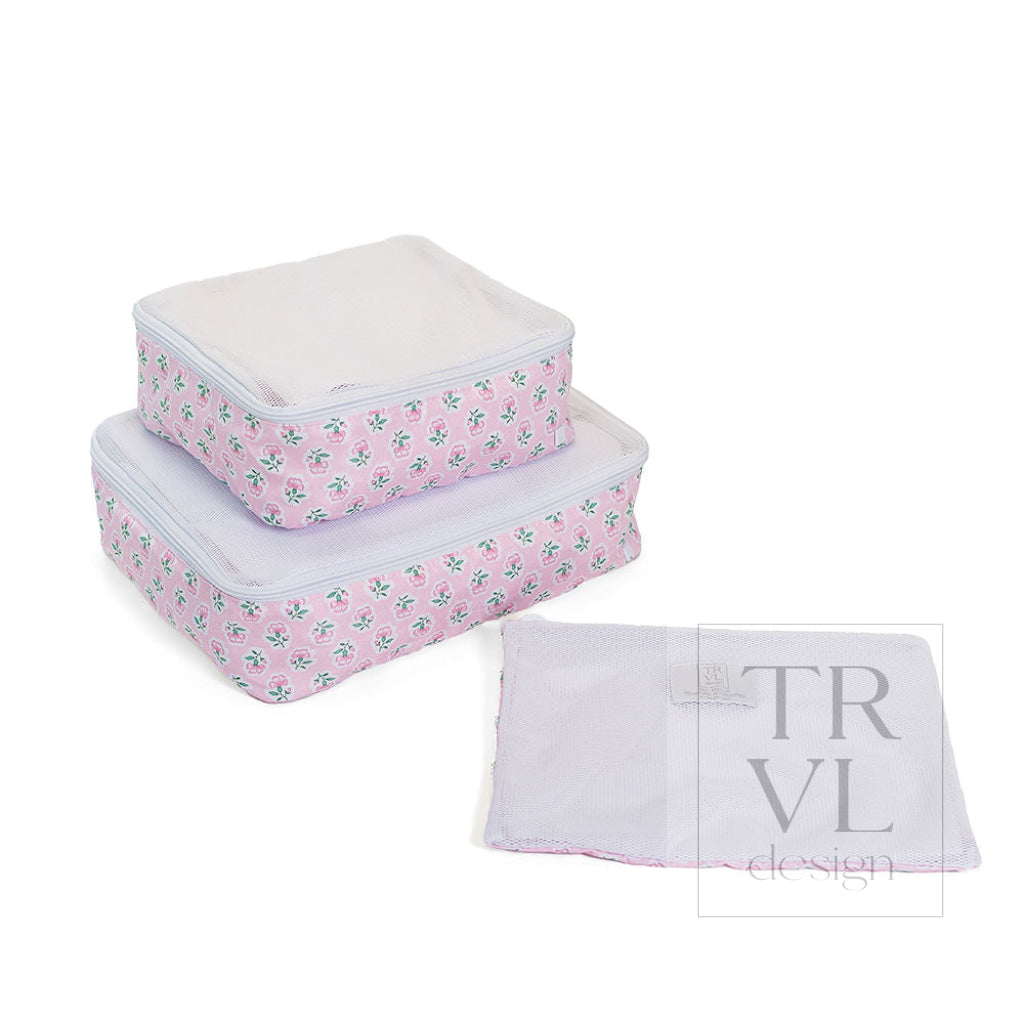 MINI SQUAD Packing Cubes - PETITE FLEUR PINK - Packing Organizers