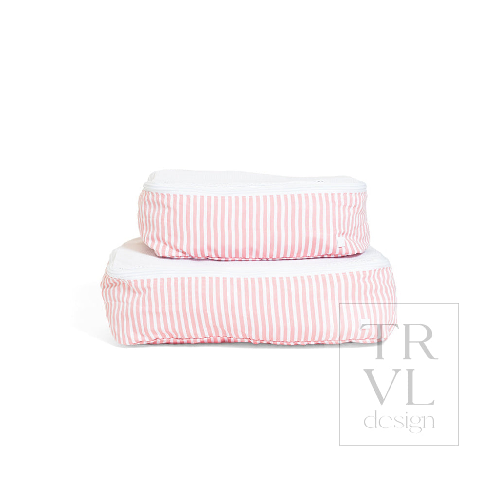 MINI SQUAD Packing Cubes - PIMLICO STRIPE DUSTY ROSE - Packing Organizers