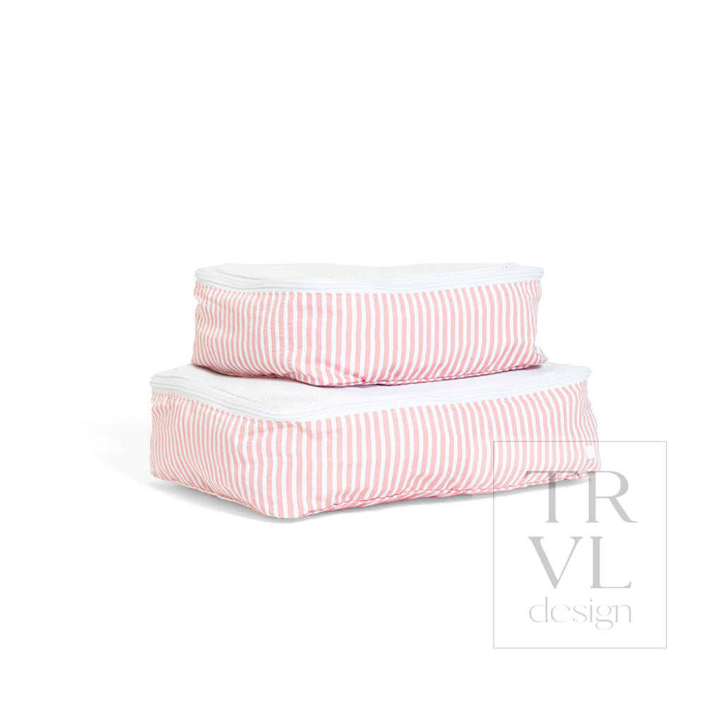 MINI SQUAD Packing Cubes - PIMLICO STRIPE DUSTY ROSE - Packing Organizers