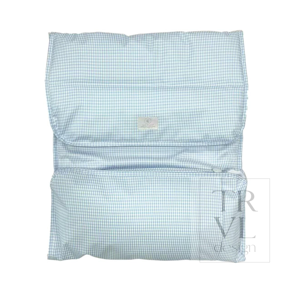 NAP MAT - Rest Up! GINGHAM MIST - Nap Mats
