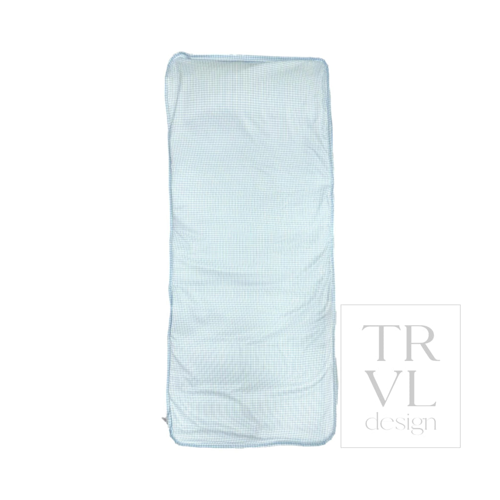 NAP MAT - Rest Up! GINGHAM MIST - Nap Mats