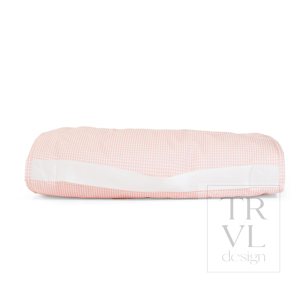 NAP MAT - Rest Up! GINGHAM TAFFY *TRVL deal - Nap Mats