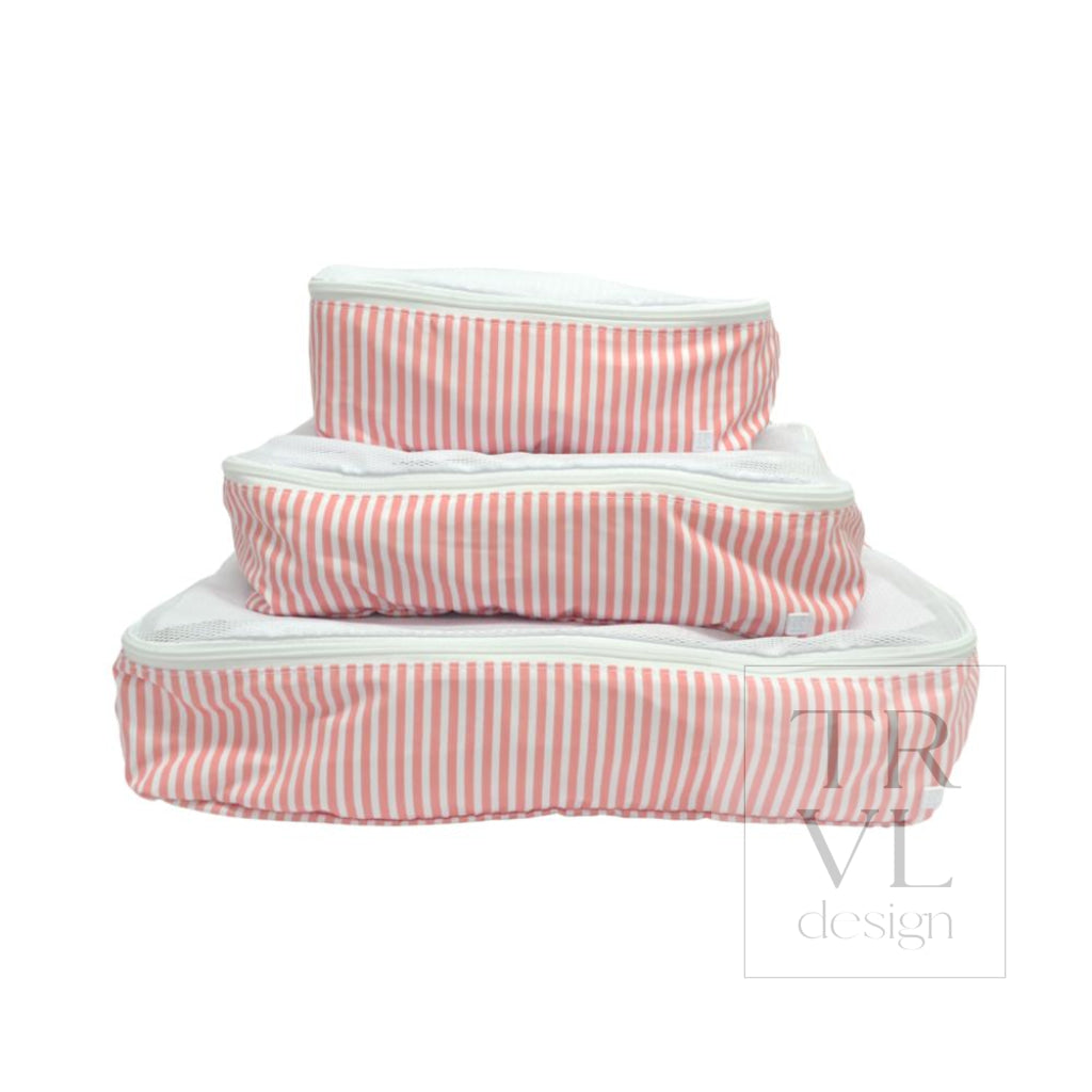 PACKING SQUAD - Packing Cubes PIMLICO STRIPE DUSTY ROSE - Packing Organizers