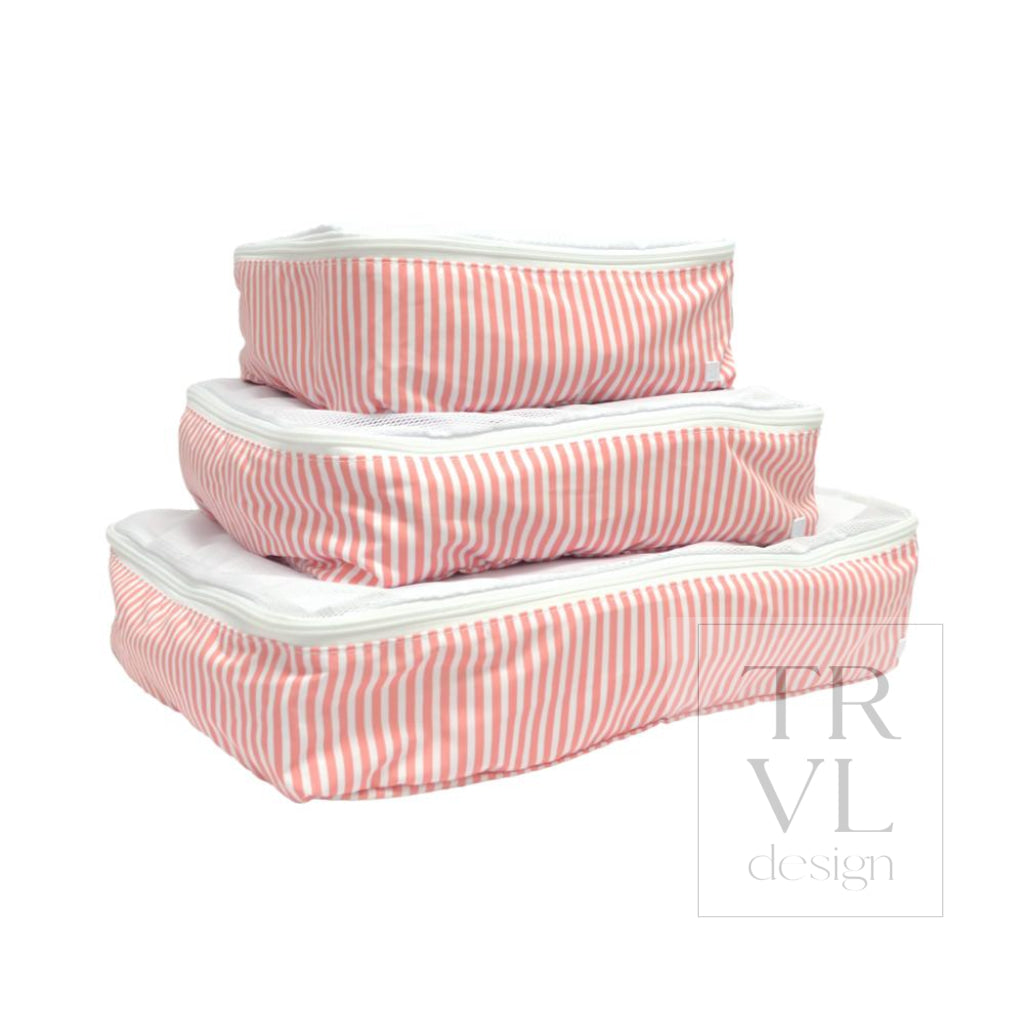 PACKING SQUAD - Packing Cubes PIMLICO STRIPE DUSTY ROSE - Packing Organizers