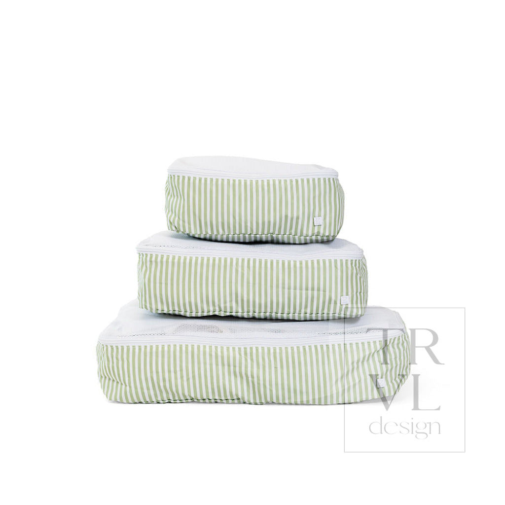 PACKING SQUAD - Packing Cubes PIMLICO STRIPE SAGE - Packing Organizers