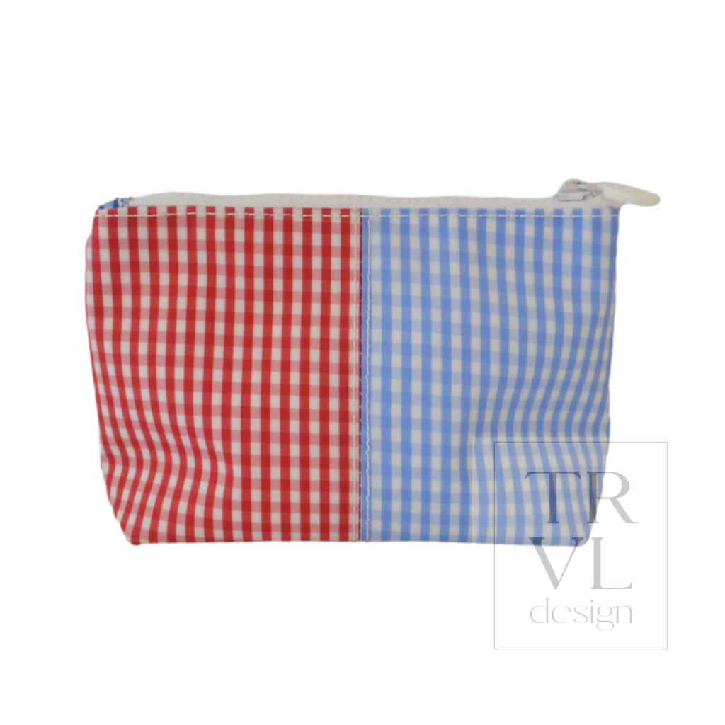 Patch Gingham Mini Cosmetic Bag *Trvl Deal