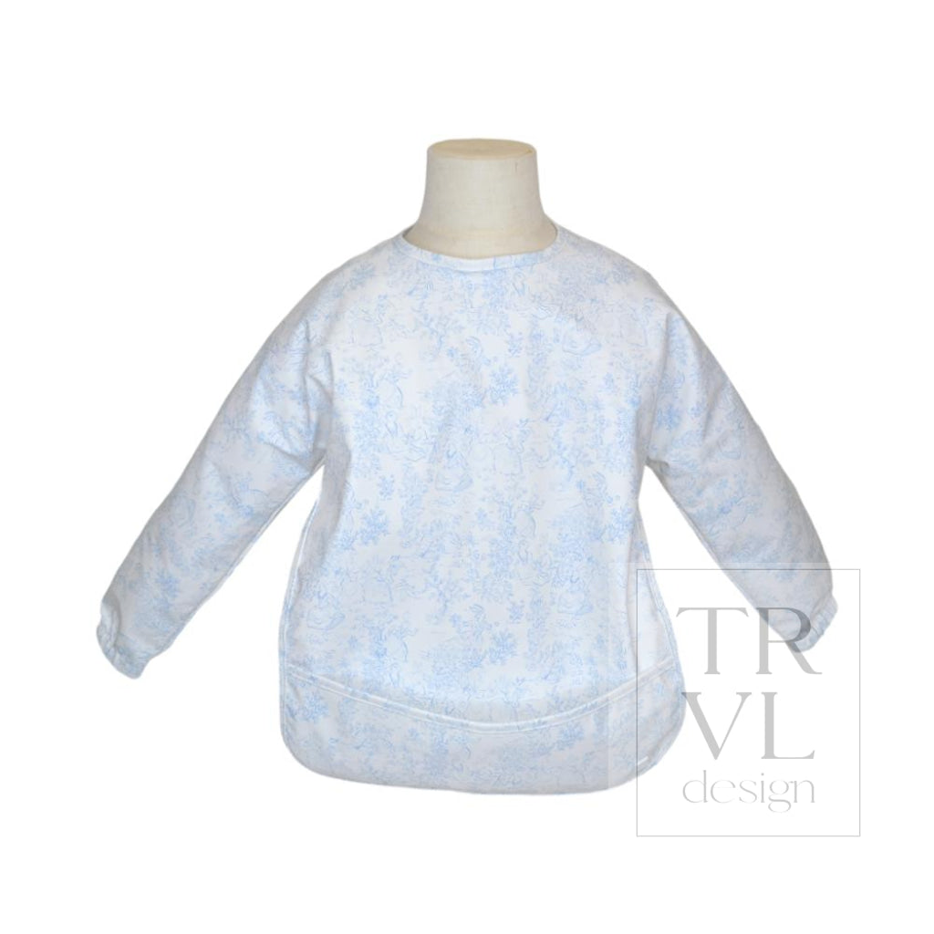 Perfect Smock - Lg Bunny Toile Blue *2 Pc Pre-Pack* *New!