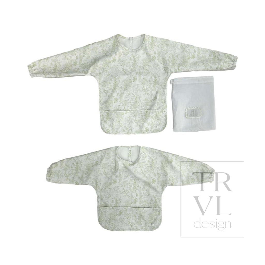 Perfect Large Smock - Bunny Toile Green *2 Pc Pre-Pack* *New! Bunny Toile Green