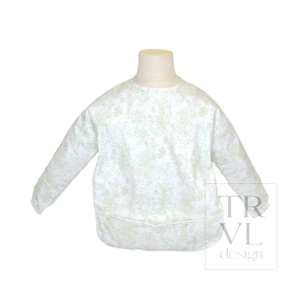 Perfect Smock - Lg Bunny Toile Green *2 Pc Pre-Pack* *New!