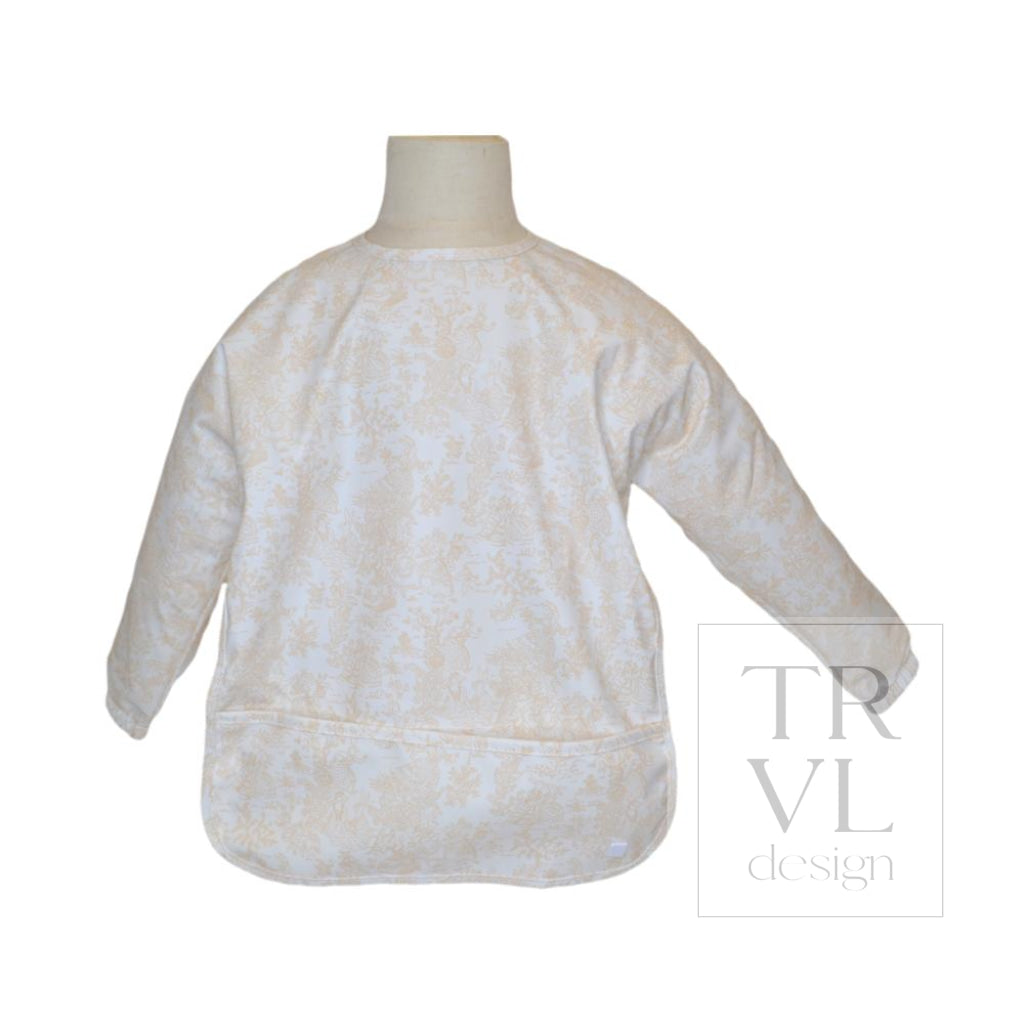PERFECT SMOCK LARGE - BUNNY TOILE SAND *2 PC PRE-PACK* - Baby & Toddler Clothing Accessories