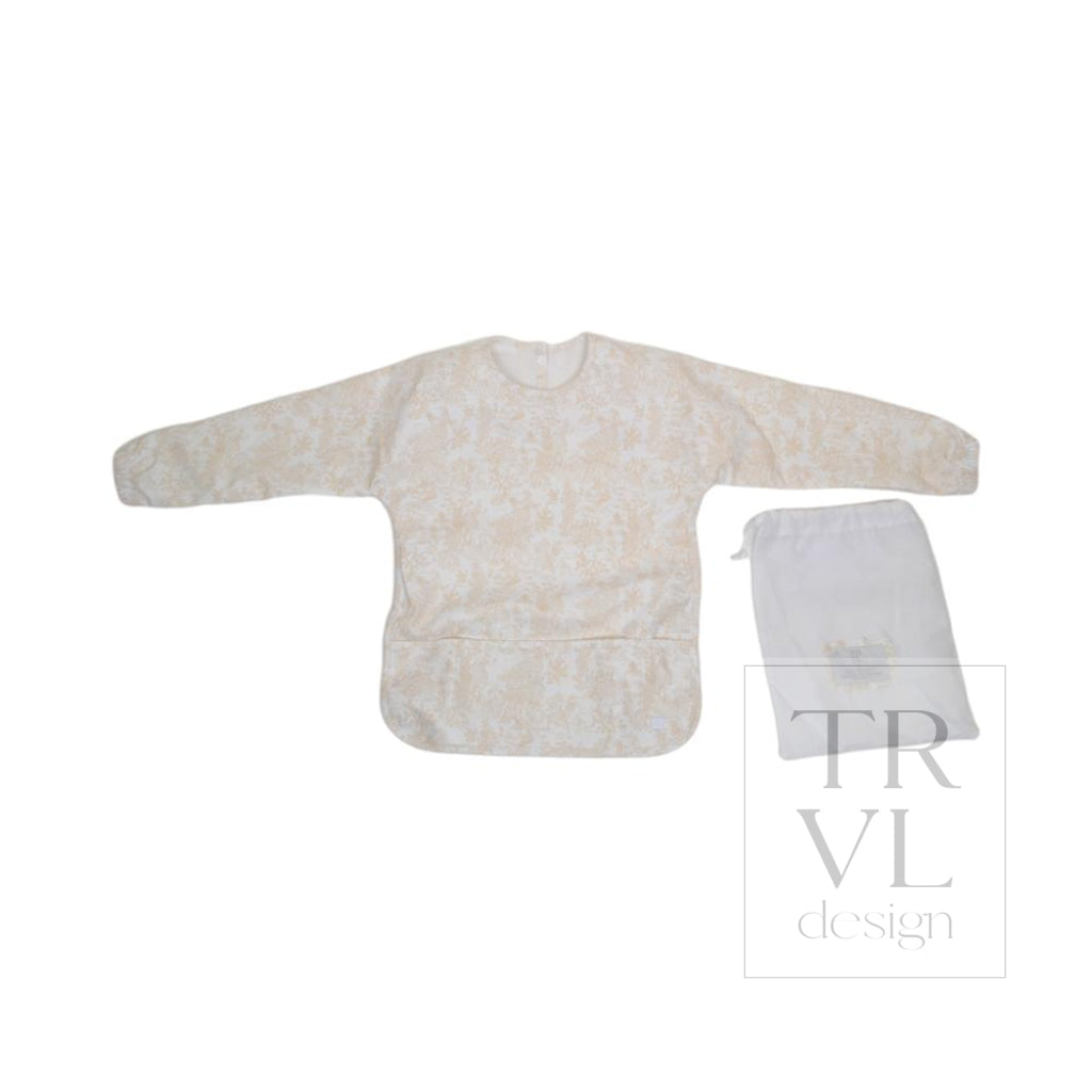 PERFECT SMOCK LARGE - BUNNY TOILE SAND *2 PC PRE-PACK* - Baby & Toddler Clothing Accessories