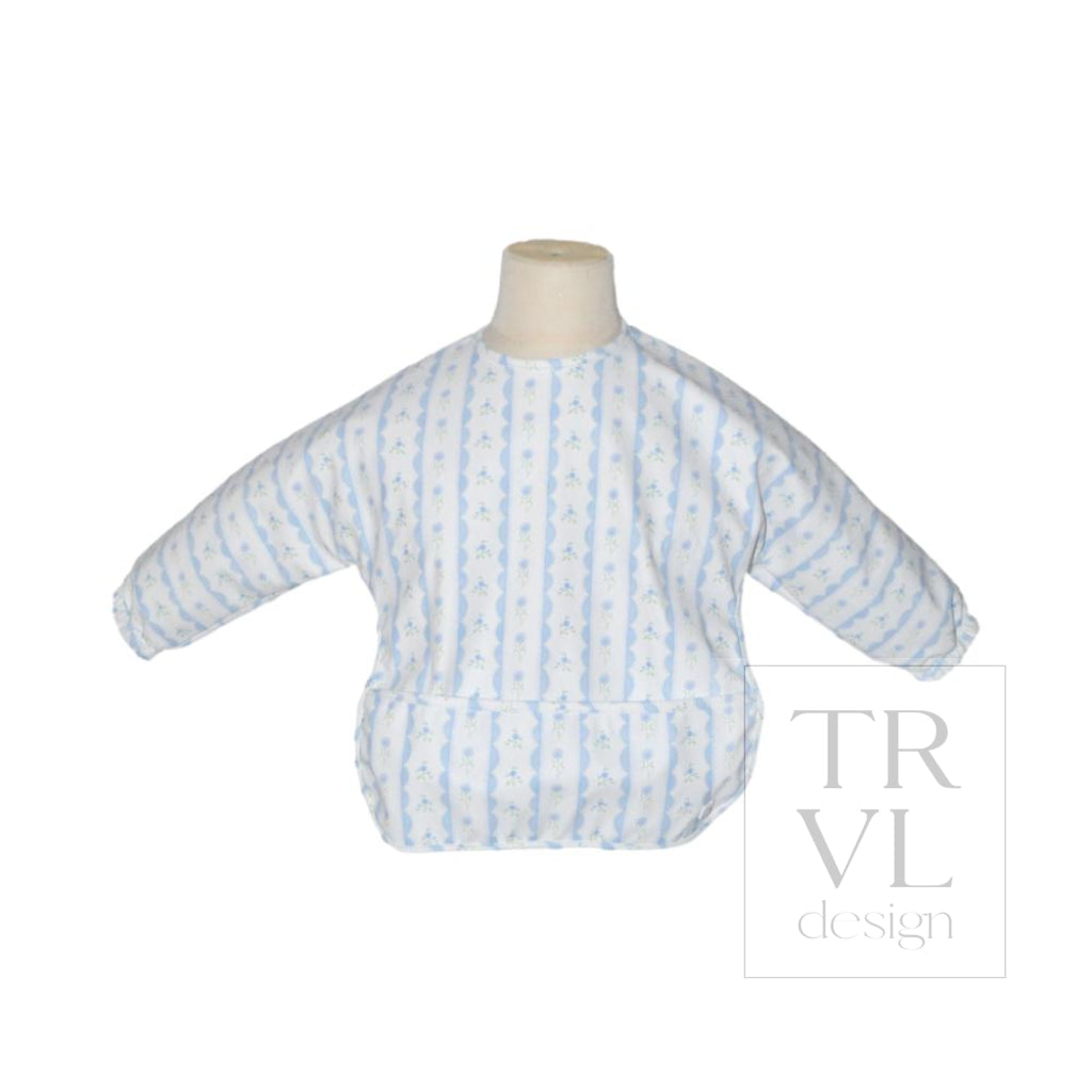 PERFECT SMOCK SM - RIBBON FLORAL BLUE - Baby & Toddler Clothing Accessories