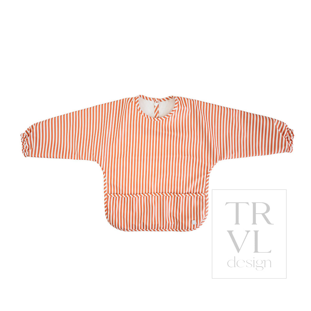 PERFECT SMOCK SMALL - PIMLICO STRIPE RUST *2 PC PRE-PACK* - Baby & Toddler Clothing Accessories