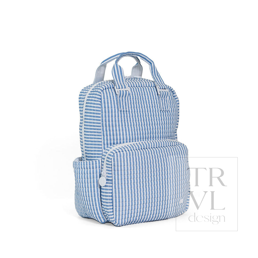 Quilted All You Need Bundle in Pimlico Stripe Chambray + Changer Mat + Everyday (3 Piece) - Baby Gift Sets