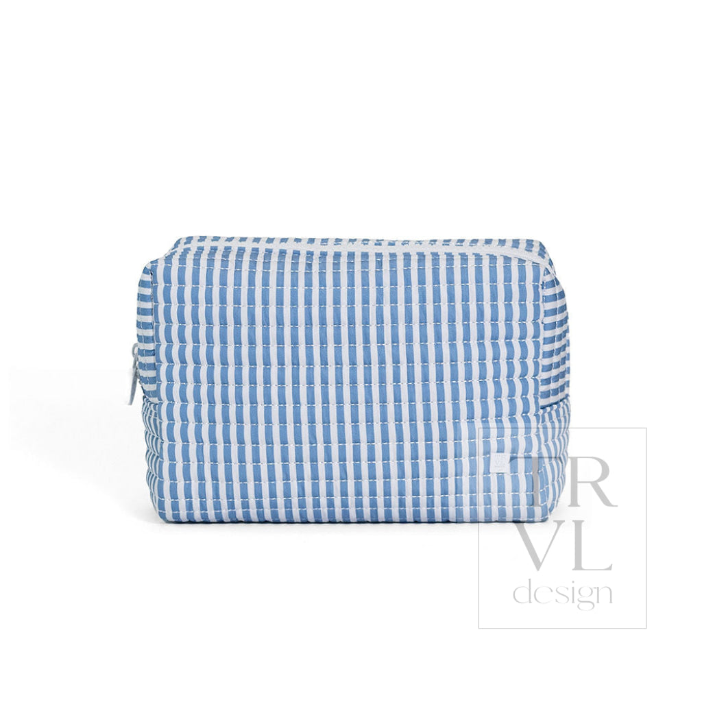 Quilted All You Need Bundle in Pimlico Stripe Chambray + Changer Mat + Everyday (3 Piece) - Baby Gift Sets