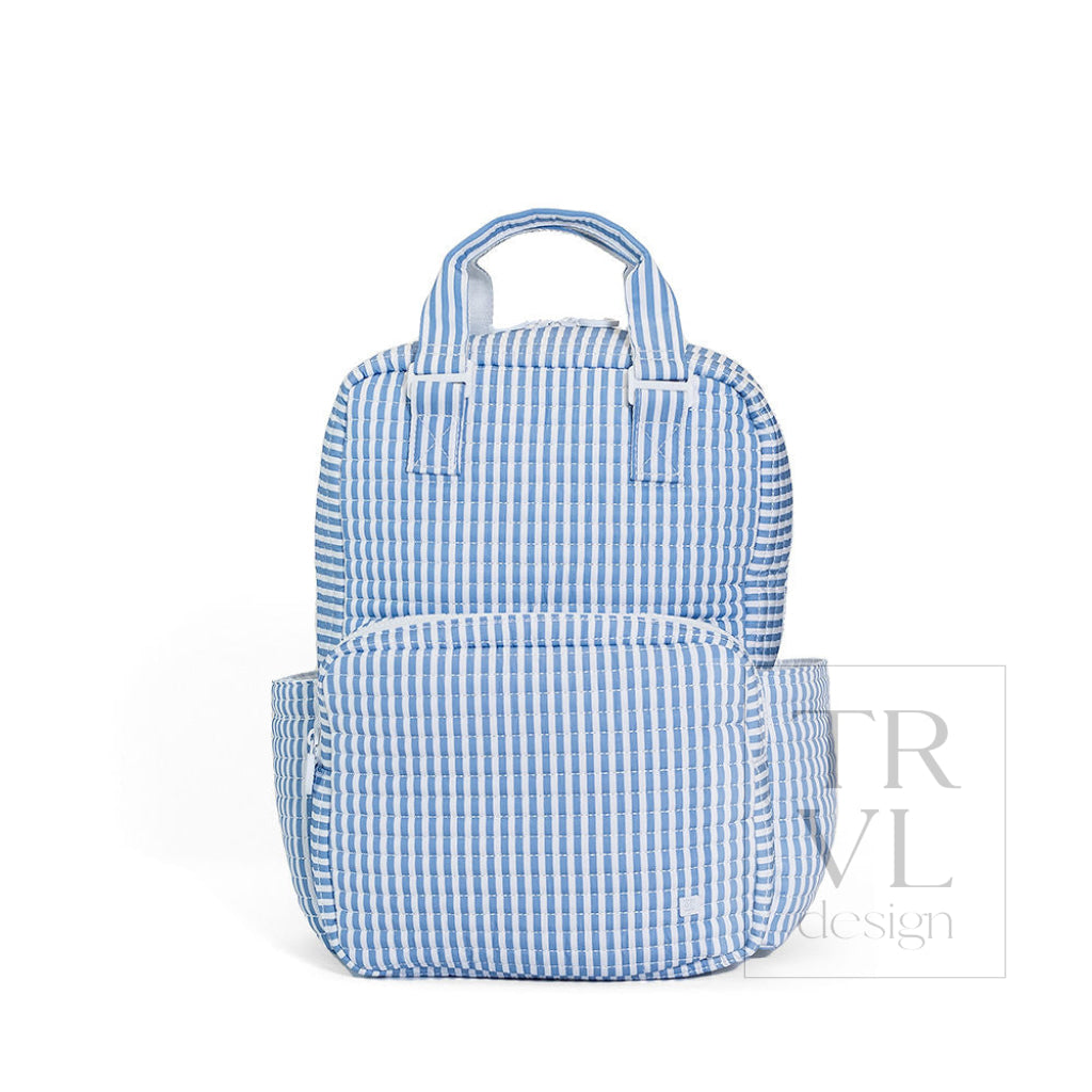 Quilted All You Need Bundle in Pimlico Stripe Chambray + Changer Mat + Everyday (3 Piece) - Baby Gift Sets