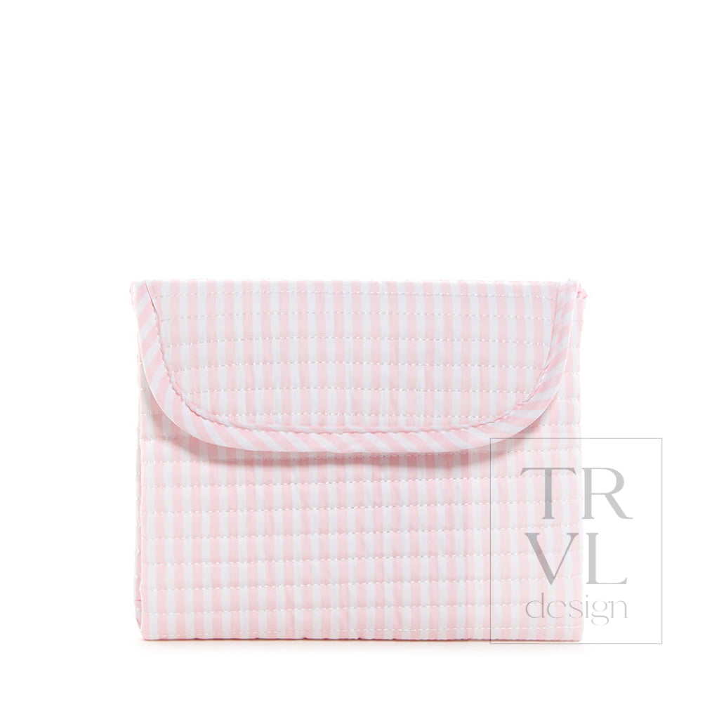 Quilted All You Need Bundle in Pimlico Stripe Pink + Changer Mat + Everyday (3 Piece) - Baby Gift Sets