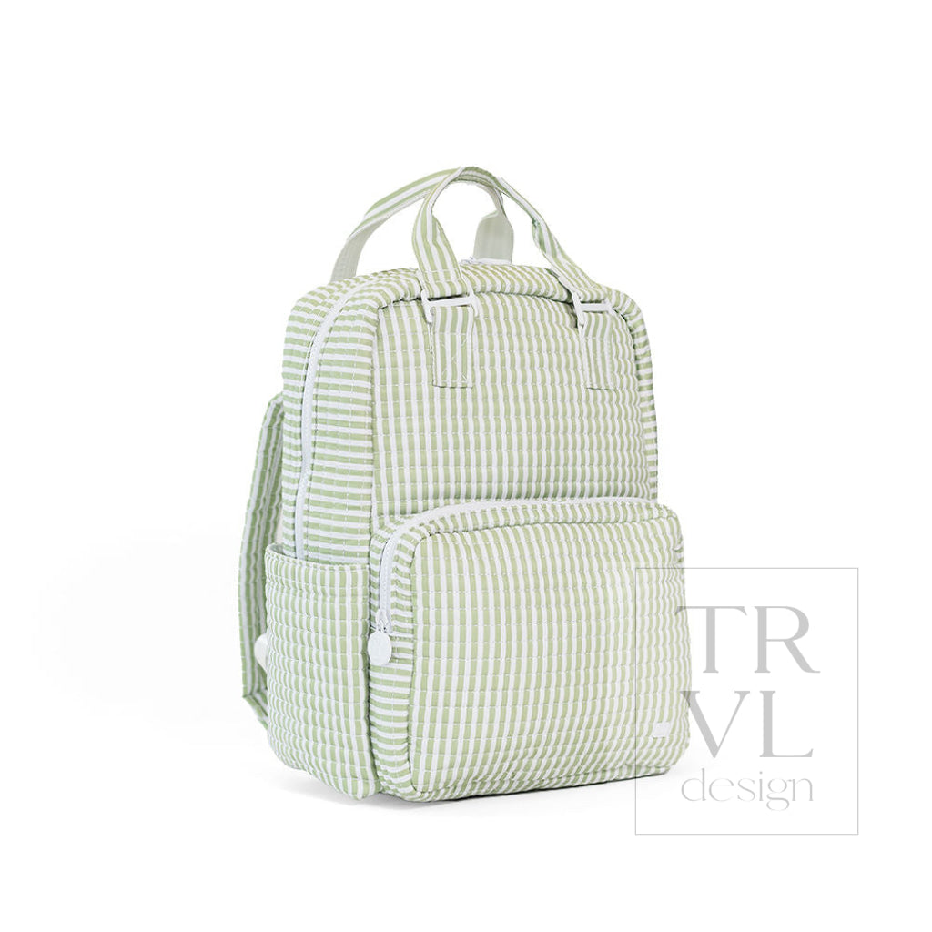 Quilted All You Need Bundle in Pimlico Stripe Sage + Changer Mat + Everyday (3 Piece) - Baby Gift Sets