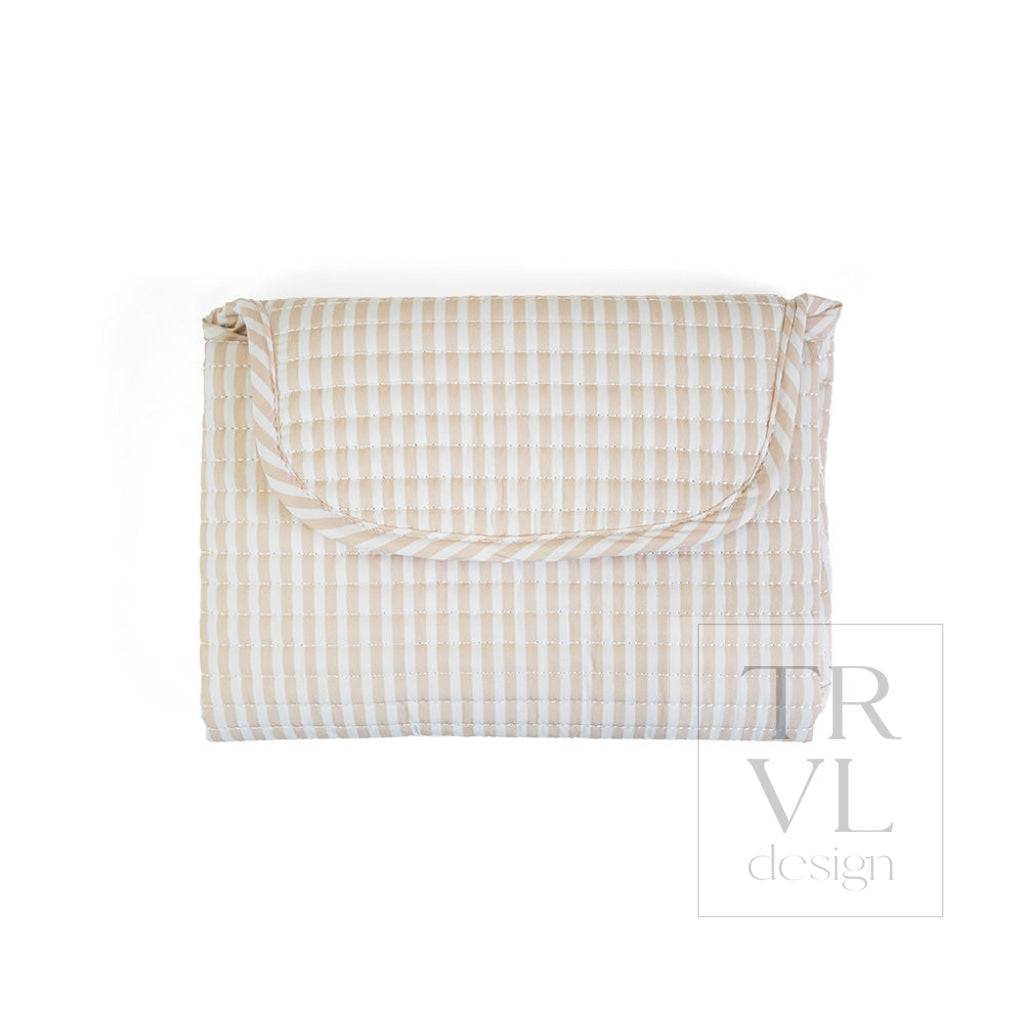 Quilted All You Need Bundle in Pimlico Stripe Sand + Changer Mat + Everyday (3 Piece) - Baby Gift Sets