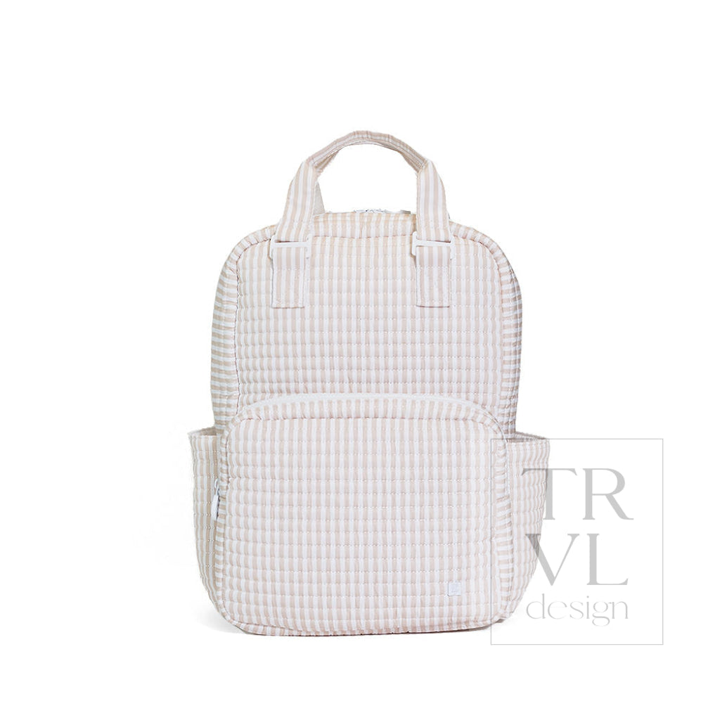 Quilted All You Need Bundle in Pimlico Stripe Sand + Changer Mat + Everyday (3 Piece) - Baby Gift Sets
