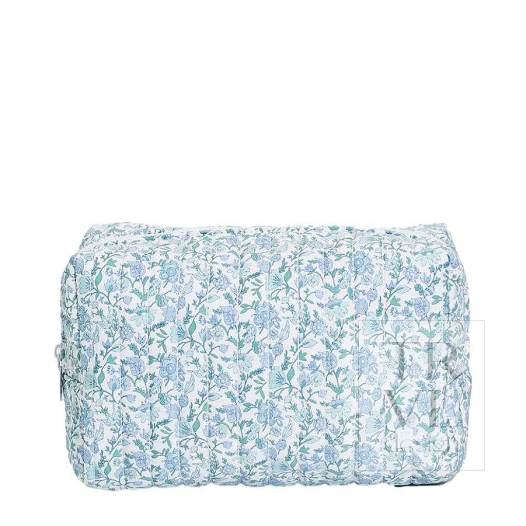 QUILTED EVERYDAY BAG - HAMPTONS FLORAL - Cosmetic & Toiletry Bags