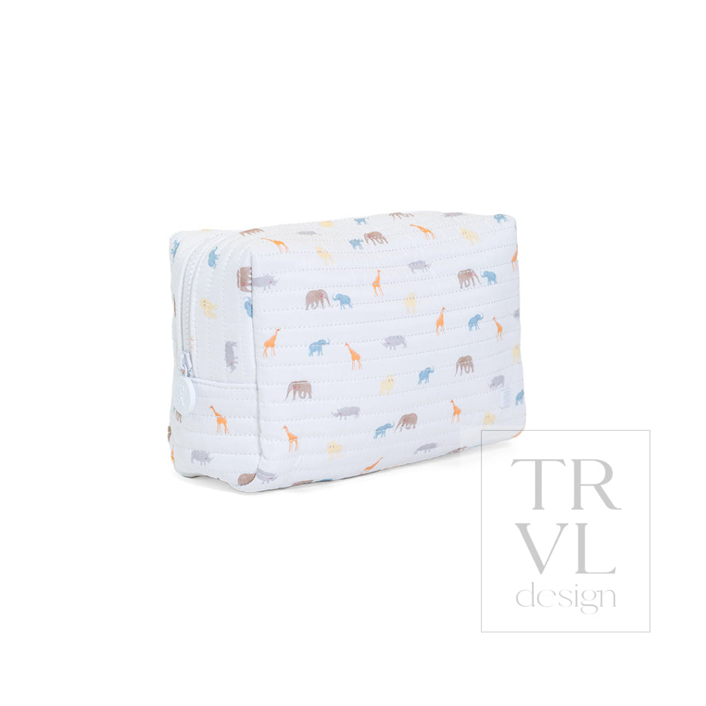 QUILTED EVERYDAY BAG - SAFARI - Cosmetic & Toiletry Bags