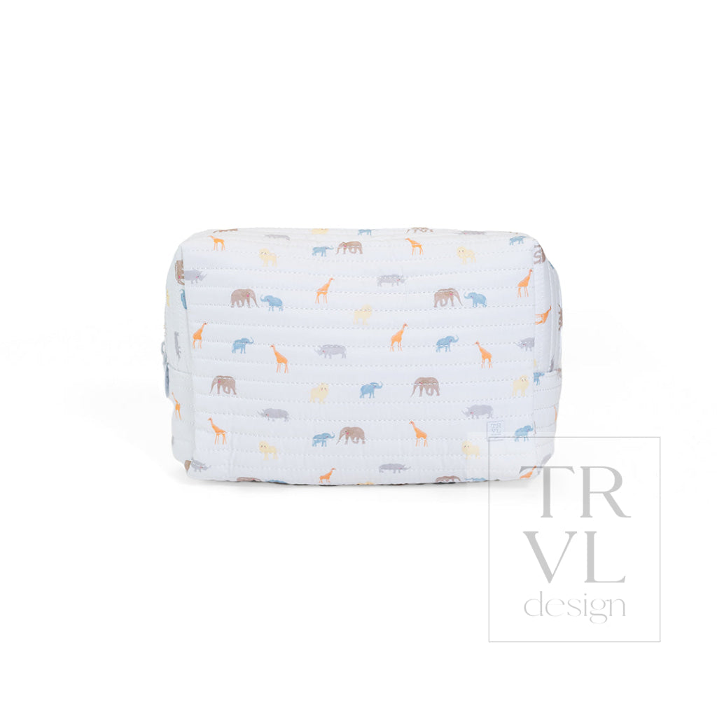 QUILTED EVERYDAY BAG - SAFARI - Cosmetic & Toiletry Bags